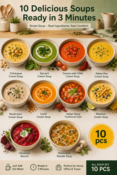All Soup Set &mdash; 10 Flavors Variety Pack