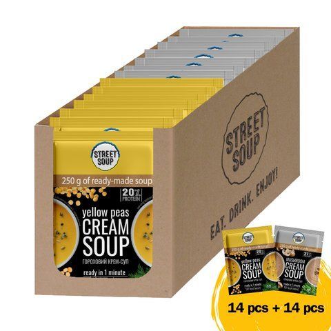 High Protein Instant Soup Duo Pack (28 Single Serves)